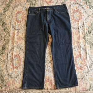 Carhartt Womens Size 18x30 Blue Jeans - Flannel Lined - Relaxed Fit